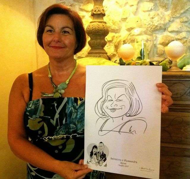 Video Caricature dal vivo