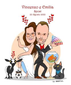 Caricature per Partecipazioni Caricature per Partecipazioni